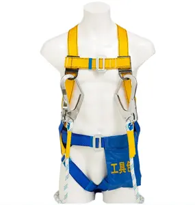 Full Body Harness Safety Sarness With Polyester Using For Protective Construction