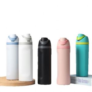 Hot Selling OEM 24oz Stainless Steel <b>Water</b> Flask Double Wall Insulated Sport <b>Bottle</b> with Lid for Camping - Product Image 1