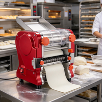 Machine à pâtes électrique à rouleaux en acier inoxydable, machine à nouilles multifonctionnelle pour la maison, la cuisine et le bistrot