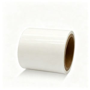 Film auto-adhésif BOPP brillant blanc 50 microns Acrylique 60 g/m² Rouleau Jumbo Glassine 1070 mm x 1000 m - Product Image 3