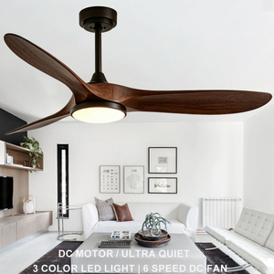 Ventilatore da <span class=keywords><strong>Soffitto</strong></span> da 52 Pollici con Luce e Telecomando, Motore BLDC Silenzioso, Pale Reversibili Effetto Legno, Ventilatore da <span class=keywords><strong>Soffitto</strong></span> LED Dimmerabile <span class=keywords><strong>per</strong></span> Casa - Product Image 1