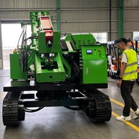 Sistema de Control Remoto de un Solo Botón con Motor de Bomba de Motor de 61KW de Alta Eficiencia, Funciones de Reinicio y Hincado, Hincadora Solar