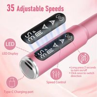 Configuration élevée Mettez à niveau votre stylo polisseur à ongles rechargeable portable de routine de soin des ongles pour un usage domestique