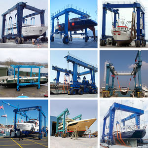 100 tonnes 200 tonnes marine ascenseur yacht grue 500 tonnes mobile <span class=keywords><strong>bateau</strong></span> ascenseur portique grue pour chantier naval utilisant - Product Image 6