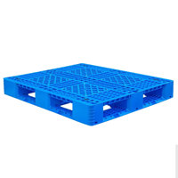 Palette en plastique à double grille Tianzi Zero Worry TBT-1512 pour la logistique, la manutention à la chariot élévateur et l'empilage en entrepôt, épaissie et résistante à l'humidité