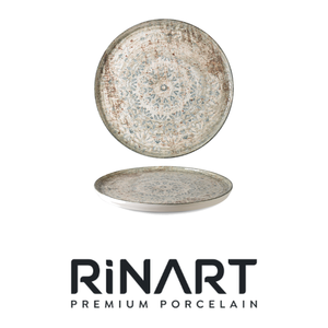 Plato Plano Apilable Fade Ø 17 cm H 1.7 cm, Porcelana Fina Premium con Impresión Digital Rinart - Product Image 4