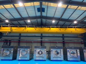 Çember çamaşır makinesi kurutma makinesi ve ütü ticari devirme giysi yıkama endüstriyel çamaşır makinesi otomatik 130-160 KG - Product Image 3