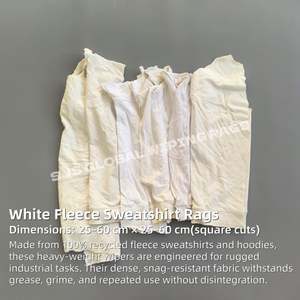 Paños de Limpieza Industriales de Algodón 100% para Uso en Talleres Marinos, Trapos de Algodón Blancos para Camisas, Trapos de Algodón Marinos para Limpiar - Product Image 2