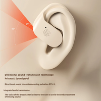 Earbuds Digital Display X97 OWS, Earphone Nirkabel BT, Headset Gaming Peredam Kebisingan ENC, Earphone Olahraga Gantung Telinga