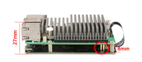 MPS2280Bi Carte de développement SSD Raspberry Pi 5 PCIe vers M.2 NVME avec prise en charge du démarrage et surveillance du courant du disque dur