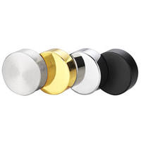 Vis à tête plate en laiton pour publicité, clous décoratifs brillants en acier inoxydable avec capuchon pour miroirs, planches de verre, murs, 10 mm - 25 mm