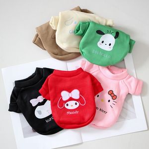 Sanrio Print Fleece Sweatshirt For <b>Cats</b> And Dogs Autumn Winter Warm Pet <b>Clothes</b> - Product Image 1