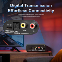 Adaptador de Audio Estéreo H1 AUX, Frecuencia de Muestreo Precisa de 24 bits y 48 kHz, Decodificador de Audio Digital USB, Tarjeta de Sonido Externa