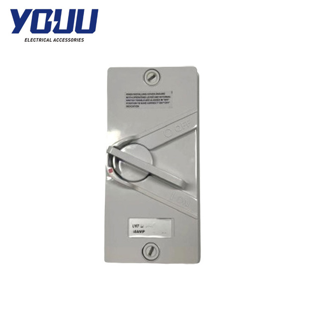YOUU 2P 20A IP56 Waterproof Isolator Switch High Performance Switches Product Category