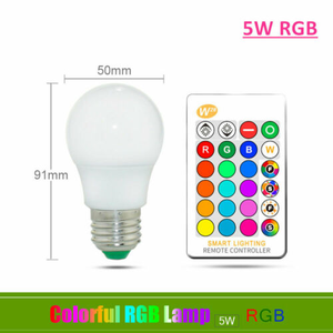 Bombilla Led inteligente con Wifi para el hogar, <span class=keywords><strong>E27</strong></span>, Tuya, <span class=keywords><strong>E27</strong></span>, RGBCW, 5W, 10W, 15W - Product Image 4