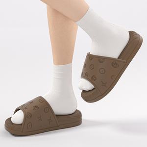 Sandalias de PVC con Punta Abierta, Antideslizantes, Antiolor, Multifuncionales, Ligeras, para Interiores, las Más Vendidas - Product Image 1