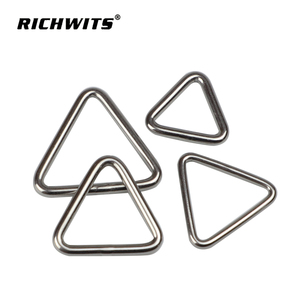 Gian lận phụ kiện phần cứng tam giác đều vòng thép không gỉ tam giác vòng - Product Image 5