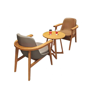 Juego de Mesas y Sillas de Madera Ustovian para Salón de Hotel, Muebles Comerciales, Mesas y Sillas de Café, Silla de Restaurante - Product Image 5
