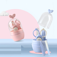 Offre Très Demandée : Kit de Soin Bébé Écologique 4-en-1, Ensemble Manucure et Coupe-Ongles pour Bébés, en Stock pour Fabricants - Kit d'Hygiène pour Nourrissons