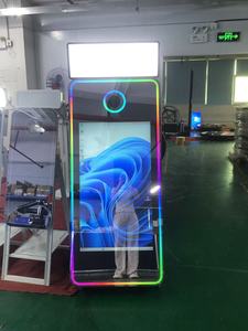 Gương gian hàng Selfie ma thuật gương gian hàng 65-inch gương 43 inch màn hình selfie gian hàng ảnh với trường hợp chuyến bay đóng gói - Product Image 5