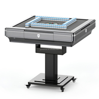 Nueva Mesa de Mahjong Automática para Cuatro Jugadores, Mesa de Mahjong Eléctrica Plegable de Baja Frecuencia para el Hogar, Mesa de Comedor de Doble Uso