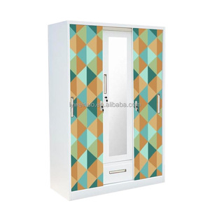 Raffinato <span class=keywords><strong>armadio</strong></span> in acciaio <span class=keywords><strong>con</strong></span> porta scorrevole sicura a <span class=keywords><strong>specchio</strong></span> e cassaforte interna per la casa - Product Image 4
