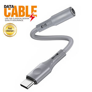 Adaptor Jack Headphone USB Type C ke 3.5mm Female dari Silika Gel Lembut, Kabel Dongle Audio USB C ke Aux untuk iPhone 15 Samsung - Product Image 1
