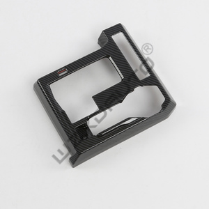 WZXD Control Trim for for Carbon Console Gear Shifter <b>Car</b> ABS Sticker Cover <b>Decorative</b> - Product Image 3