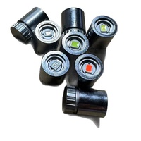 Stylo-lampe LED rotatif électroplaqué, style dessin animé, 4,5 V, 10 cm de longueur, non dimmable, accessoires de décoration artisanale DIY
