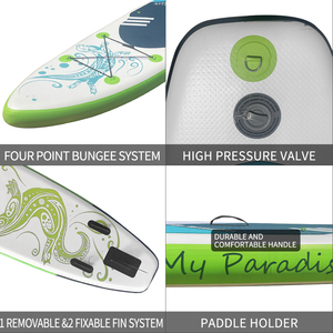 Planche à pagaie <span class=keywords><strong>gonflable</strong></span> portable au design populaire 2023 avec matériau EVA/PVC et système à 3 ailerons - <span class=keywords><strong>Meilleur</strong></span> prix <span class=keywords><strong>pour</strong></span> les débutants - Product Image 3