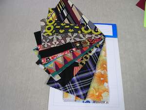 ผ้าโพลีเอสเตอร์พิมพ์ลายขนาด58ถึง60นิ้วสำหรับทำเสื้อผ้าจากเกาหลี - Product Image 2