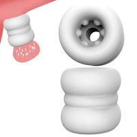 Herren Weicher Silikon-Hodensack-Ring Stimulierender Verzögerungsring Masturbationshilfe Erotisches Sexspielzeug