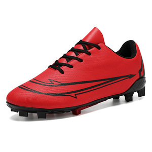Chaussures de football en gazon artificiel, crampons, chaussures de football synthétiques, semelle intermédiaire en TPU, unisexe, clous concassés, jeunes, étudiants - Product Image 2