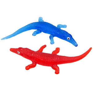 Juguetes promocionales con forma <span class=keywords><strong>de</strong></span> cocodrilo pegajoso TPR juguetes suaves novedad juguetes <span class=keywords><strong>de</strong></span> broma - Product Image 1