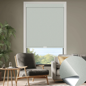 SAMADHI French <b>Window</b> Vertical Design Modern Durable Roller Blinds Polyester Blackout Cordless <b>Shades</b> Built-In - Product Image 1