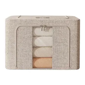 New Design Fabric Clothes Storage Box Foldable Storage Box Felt Cloth Or Non Woven Clothes Storage Box