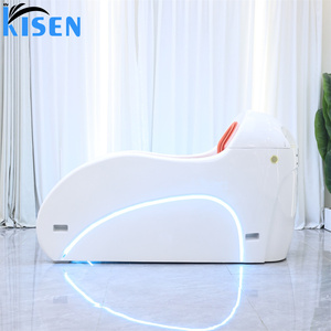 Sillón de lavado de cabello para salón con spa capilar, masaje tailandés, pedicura eléctrica y masaje, tipo cama de belleza - Product Image 1
