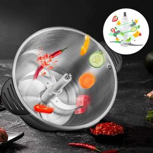 Picadora de Carne Multifuncional para el Hogar, 4L, Cuerpo de Acero Inoxidable, Trituradora de Ajo y Pimienta, Máquina de Cocina de 4L, Acero Inoxidable - Product Image 3
