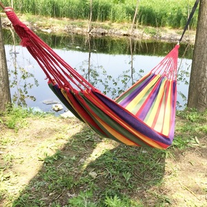Hamaca para Exteriores Tusheng de 280 cm, Roja, de Poliéster y Algodón, Individual/Doble, con Función Antivuelco, para Jardín y Camping - Product Image 2