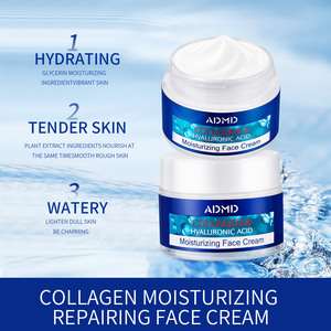 Crème pour le visage au collagène, soin de la peau du visage, collagène naturel biologique, acide hyaluronique, crème hydratante pour le visage, étiquette privée personnalisée - Product Image 6