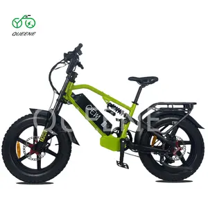 QUEENEストックEバイク48v750w1000w電動自転車高速電動ファットタイヤバイク