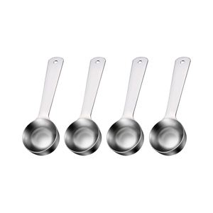 Custom Own logo 20ml Short Handle 304 Stainless Steel Protein <b>Measuring</b> Spoon - Product Image 1
