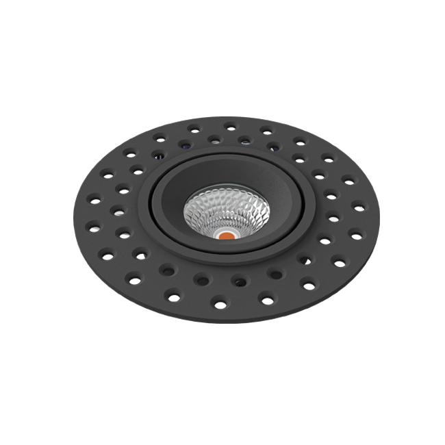 downlight for recessed concrete ceiling