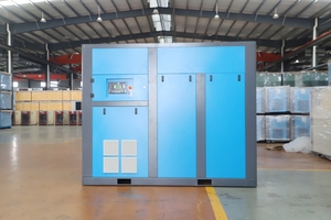 ZAKF เครื่องประหยัดพลังงาน 175HP 132KW 11KW 30KW 75KW 110KW 185KW 7-12บาร์ เครื่องสูบลมแบบสกรูความเร็วคงที่สำหรับเครื่องเป่าลม 175HP - Product Image 2