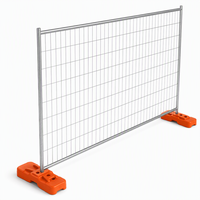 Clôture temporaire australienne YC conforme à la norme AS 4687, panneaux de clôture temporaires galvanisés de 2,1 m x 2,4 m pour la sécurité des chantiers de construction