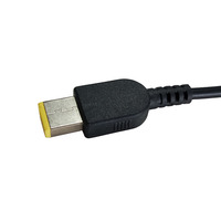 Cable de alimentación de CC cuadrado USB de 1,2 M con enchufe de cargador adaptador para portátil Lenovo IBM hecho de conductor de cobre y aislamiento de PVC