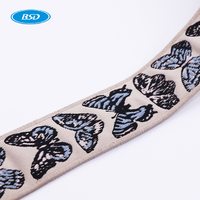 Sangle en sergé brodée sur mesure, motif animalier, respectueuse de la peau, pour sacs à main, bagages, accessoires vestimentaires BSD Guangdong
