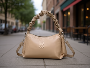 Borsa a Tracolla da Donna in Microfibra Sintetica, Stile Minimalista, con Chiusura a Cerniera, per Tutte le Stagioni - Product Image 2