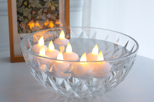 Fournisseur de bougies électriques sans flamme en gros, bougies flottantes LED <span class=keywords><strong>pour</strong></span> la décoration de la maison, les mariages, les fêtes, Halloween, Ramadan - Product Image 2