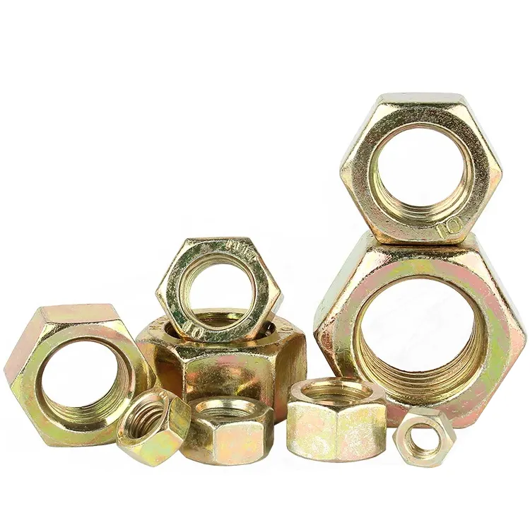 M2-M20 Copper Nut DIN934 Hex Nut For Safety Fastening